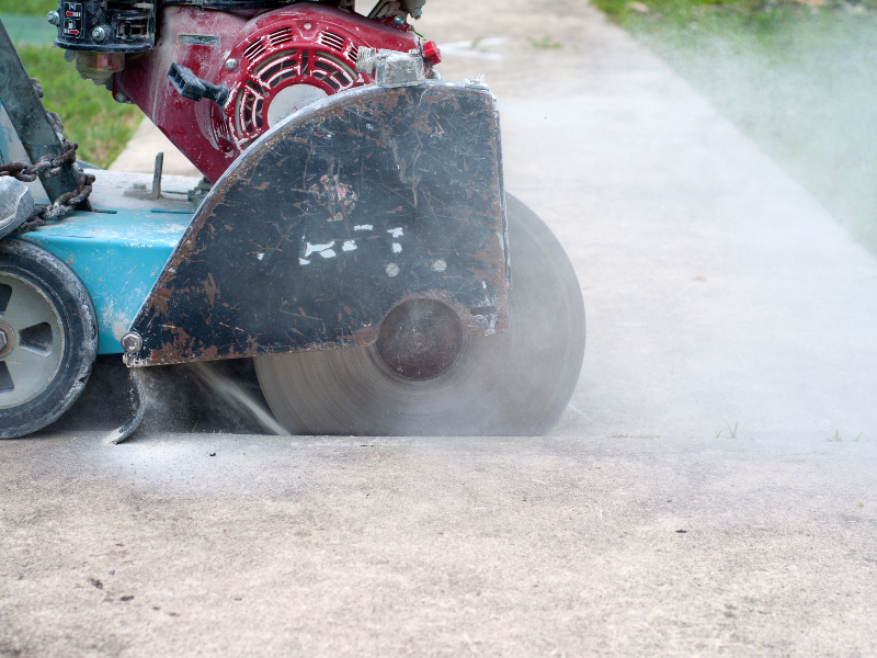 Sidewalk Concrete Cutting